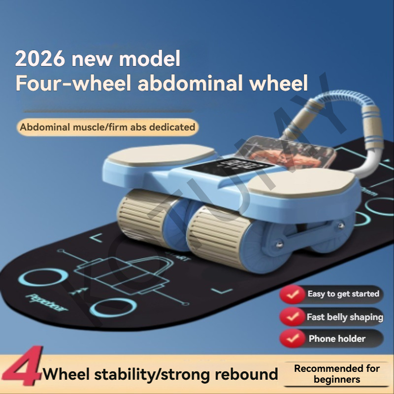 Ab Roller Wheel With Elbow Support - 팔꿈치 지지대가 있는 자동 반동식 복근
