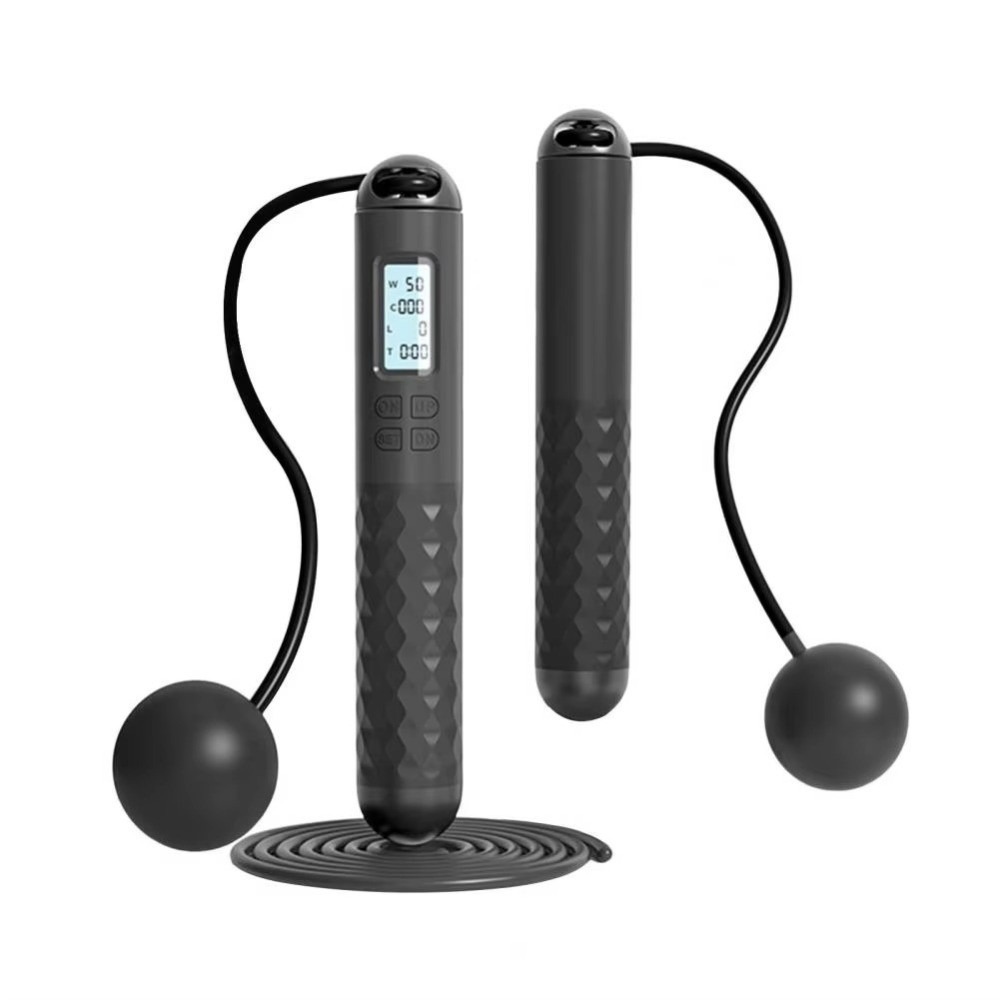 Smart Jump Rope Digital Counter - 휴대용 무선 줄넘기, 무게추 기능, 카운터