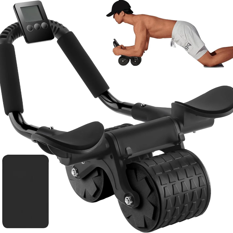 Ab Roller Wheel With Elbow Support - 팔꿈치 지지대 자동 리바운드 복근 휠
