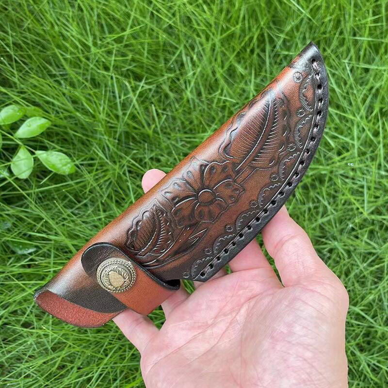 고정형 칼 홀더 엠보싱 소가죽 칼집 포켓 나이프 커버  - Camping 리뷰 및 가격