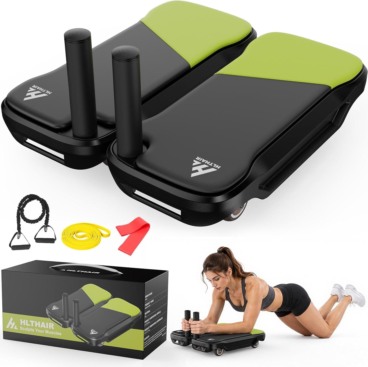 탈부착 가능한 복근 롤러 보드와 팔꿈치 지지대가 함께  - Ab Roller Wheel With Elbow Support 리뷰 및 가격