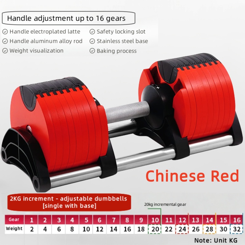 조절식 덤벨 홈 퀵 조절 덤벨 빠른 훈련 팔 가슴 웨이 - Adjustable Dumbbell Pair 40Kg 리뷰 및 가격